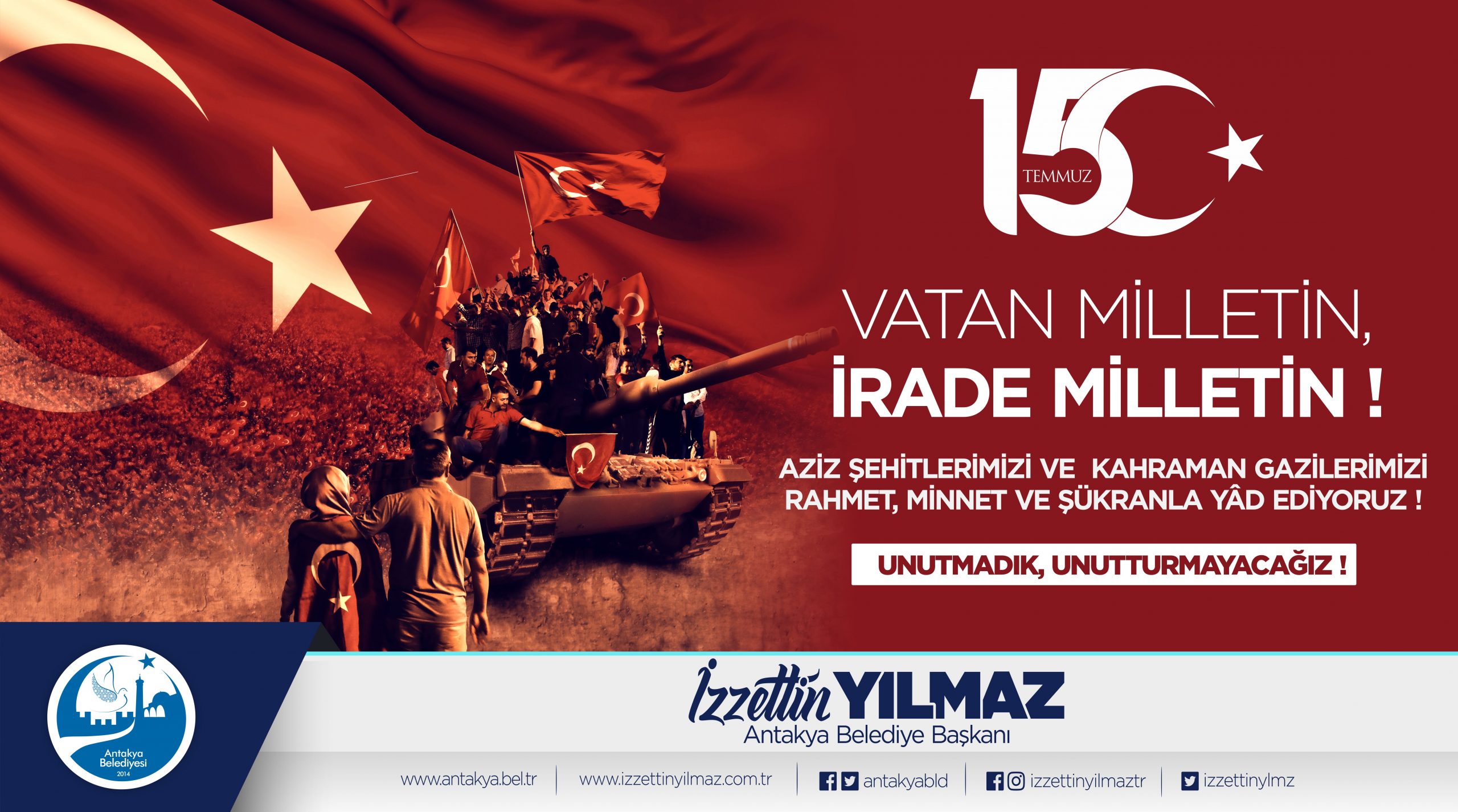 15 Temmuz Anma Mesajı