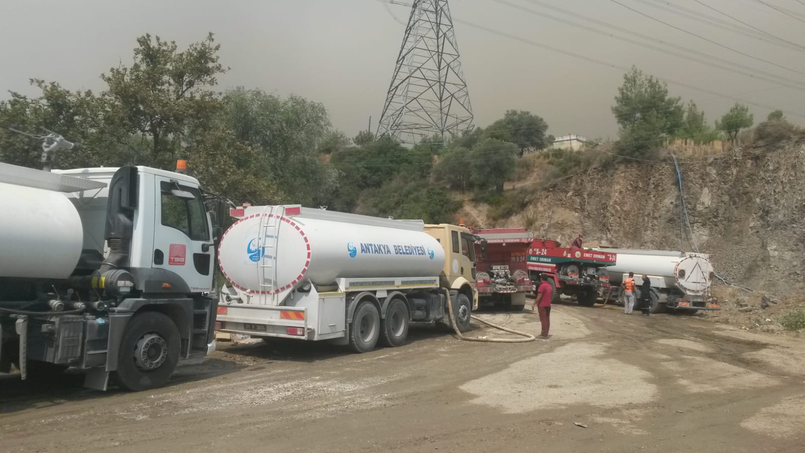 Yangın İçin Ekipler Seferber Oldu (3)