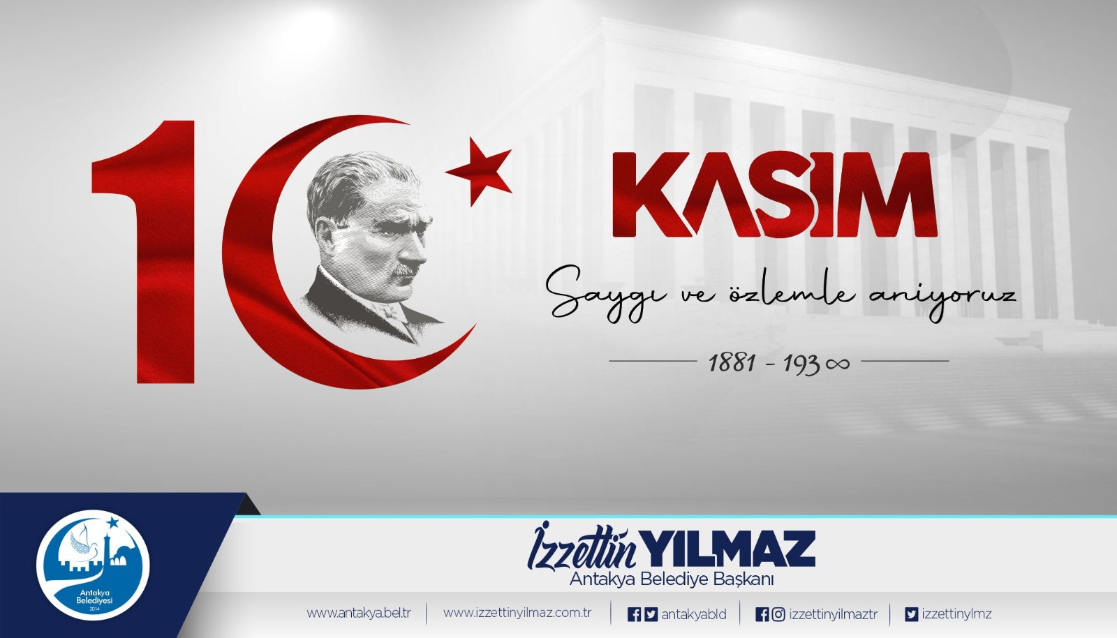 Başkan Yılmazdan 10 Kasım Mesajı