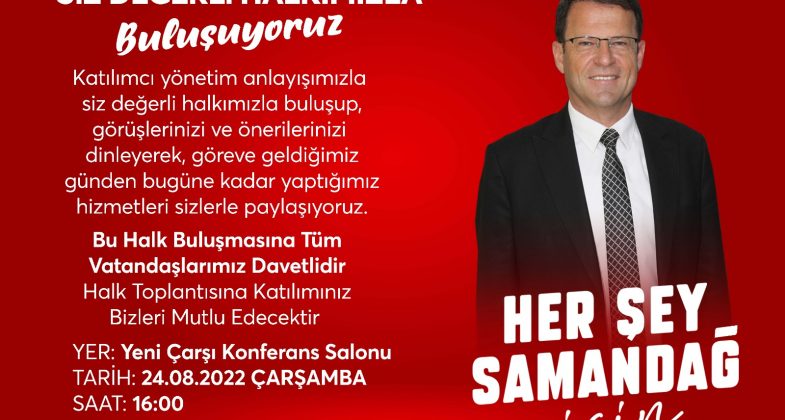 HALK TOPLANTISINA DAVET