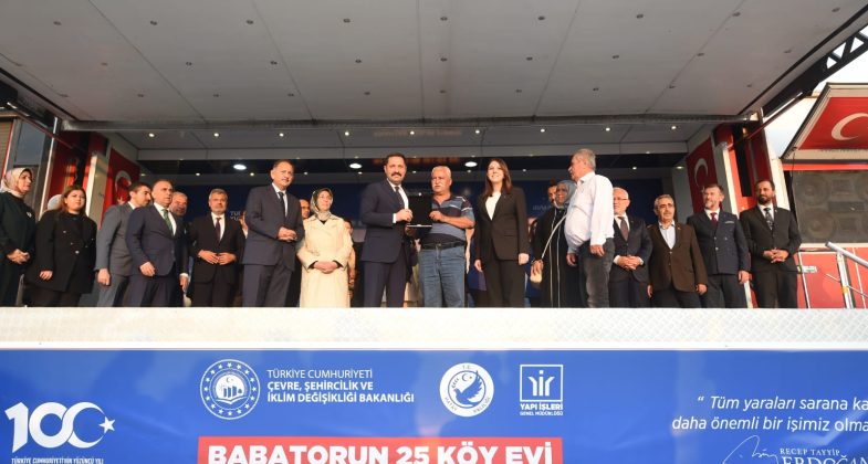 Çocuk evleri temel atma köy evleri anahtar teslim (1)