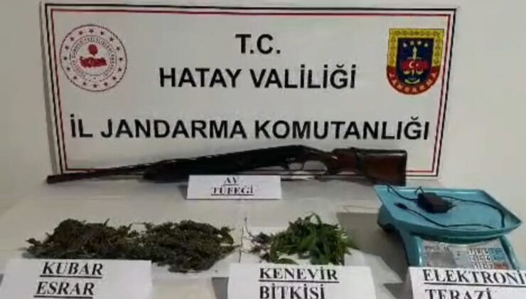 Samandağ’da Bir Eve Uyuşturucu Baskını