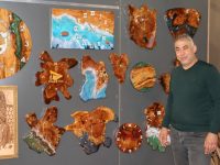 Zeytin Ağacı ve Epoksi Sanatı Hatay Mobilya Fuarı’nda İlgi Odağı Oldu