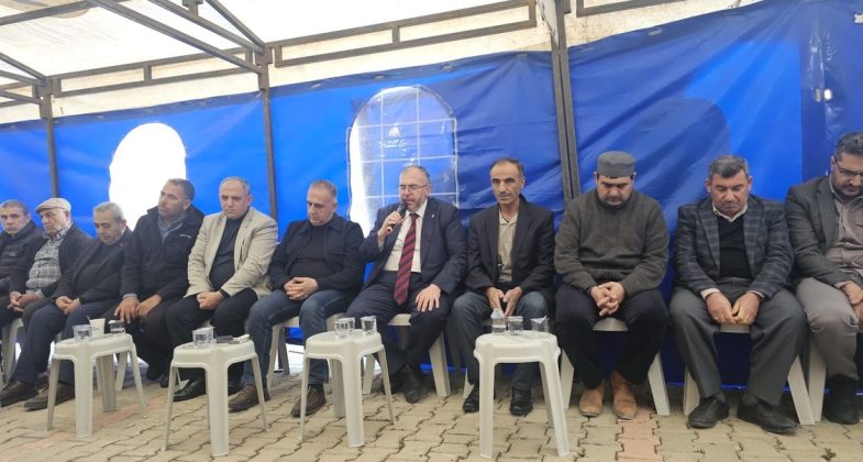 VEKİL ÇALIŞKAN’DAN BAŞKAN SARI’YA TAZİYE ZİYARETİ