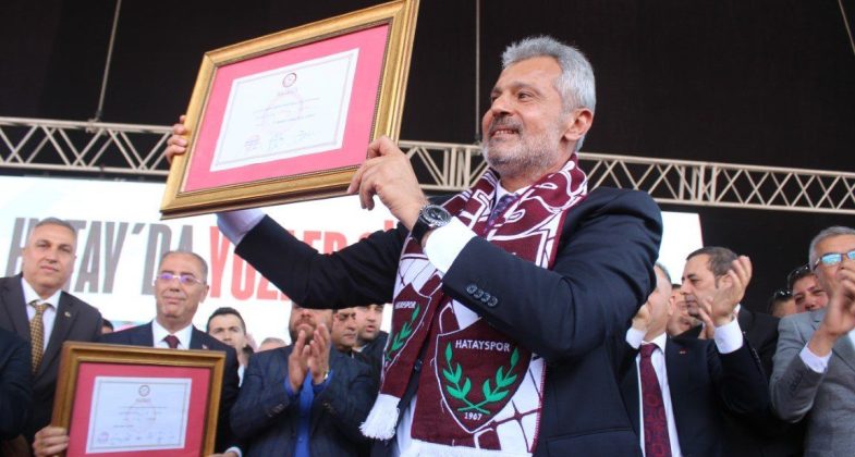 Hatayspor HBB Başkanı Mehmet Öntürk’ten destek istedi