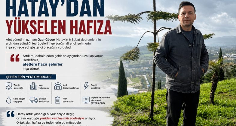 Gövce “Hatay’ın Yaşadığı Felaket, Geleceğin Şehirlerini Şekillendiriyor”