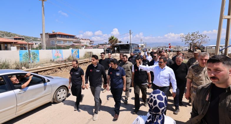 Vali Masatlı, Selin Vurduğu Samandağ’da Sahada