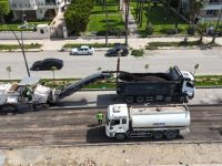 İSKENDERUN SAHİLİNDE YENİLEME ÇALIŞMALARI SÜRÜYOR