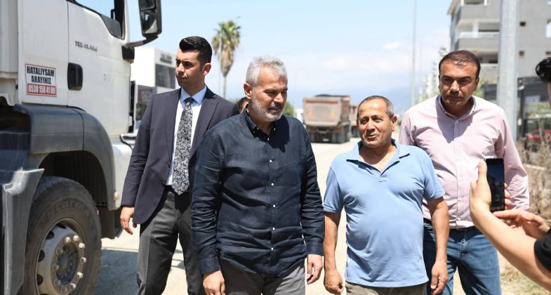 Başkan Öntürk’ten yol çalışmasında inceleme
