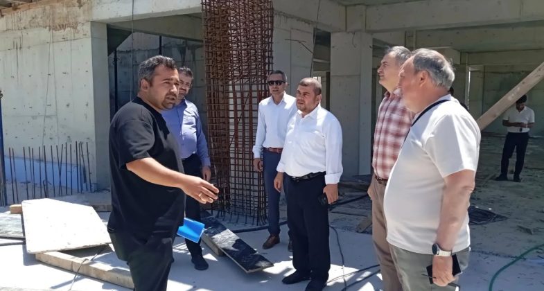 İl Müftüsü Şafak’tan Müftülük Hizmet Binası İnşaatına Yakın Takip.