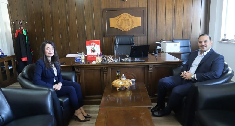 Kaymakam Şahin’den adliye ziyaretleri