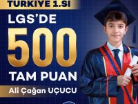 TED HATAY KOLEJİNDEN LGS’DE 500 TAM PUAN İLE TÜRKİYE BİRİNCİSİ GURURU