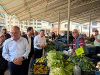 Mullaoğlu ve Gönenç Altınözü’nde esnaf ve vatandaşlarla buluştu
