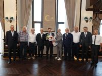 Hatay ASKF’nin Yeni Yönetiminden Vali Masatlı’ya Nezaket Ziyareti