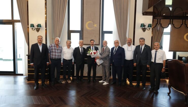 Hatay ASKF’nin Yeni Yönetiminden Vali Masatlı’ya Nezaket Ziyareti
