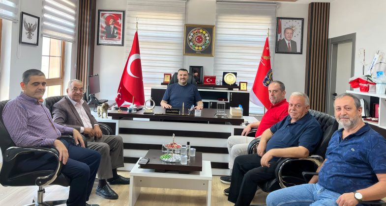 Hayırseverlerden İlçe Emniyet Amiri Nacioğlu’na Ziyaret