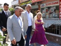 Öntürk, Harbiye’nin Prestij Caddesinde Esnafla Buluştu