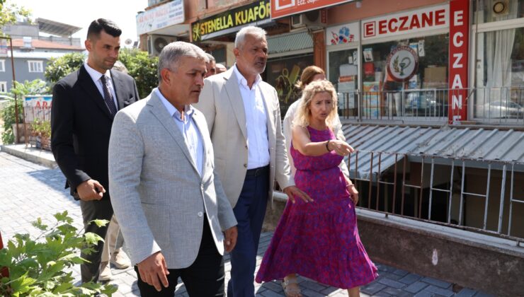 Öntürk, Harbiye’nin Prestij Caddesinde Esnafla Buluştu