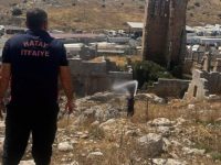 Suriye Hatay Sınırı Tampon Bölgede Yangın Paniği