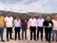 Kaymakam Şahin, Enek Tarıma Dayalı İhtisas OSB alanında incelemelerde bulundu