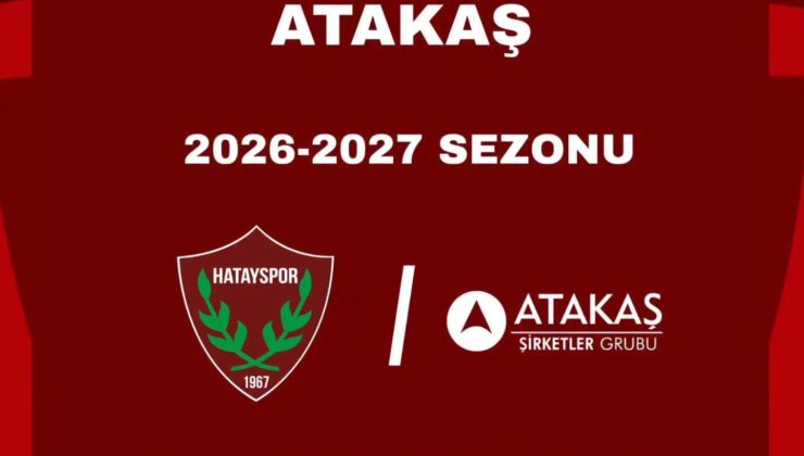 Atakaş’tan Hatayspor’a Yeniden Sponsorluk Desteği