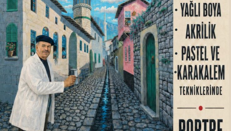 Hatay Sevdalısı Ressam Yusuf Altunay, Arsuz’da Sanatıyla Renk Katıyor