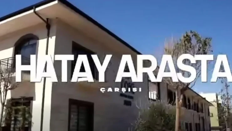 Antakya’da Arasta Çarşısı Hizmete Açıldı