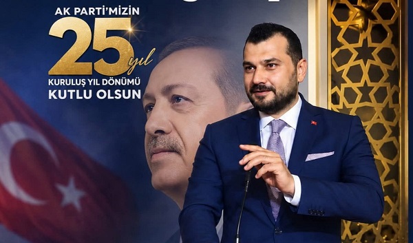 AV. EMRULLAH GÜLEN, AK PARTİ’NİN 25’İNCİ YILINI KUTLADI