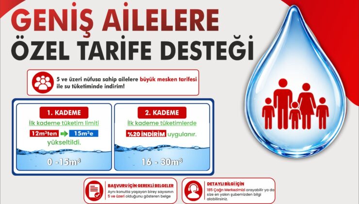 HATSU’dan 5 ve Üzeri Nüfusa Sahip Ailelere İndirimli Tarife