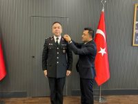 Jandarma Komutanı’na Yüzbaşı Rütbesini Kaymakam Taktı