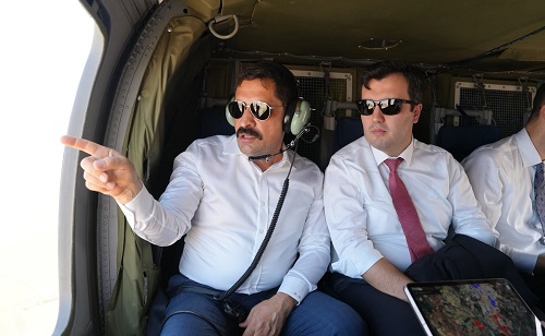 Vali Masatlı ve Bürokratlar Hatay’ı Havadan İncelediler