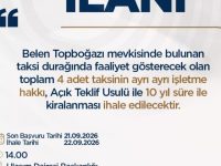 HBB’den Reyhanlı ve Belen’de 13 Taksi İhalesi
