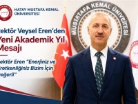 Rektör Veysel Eren’den Öğrencilere Yeni Akademik Yıl Mesajı