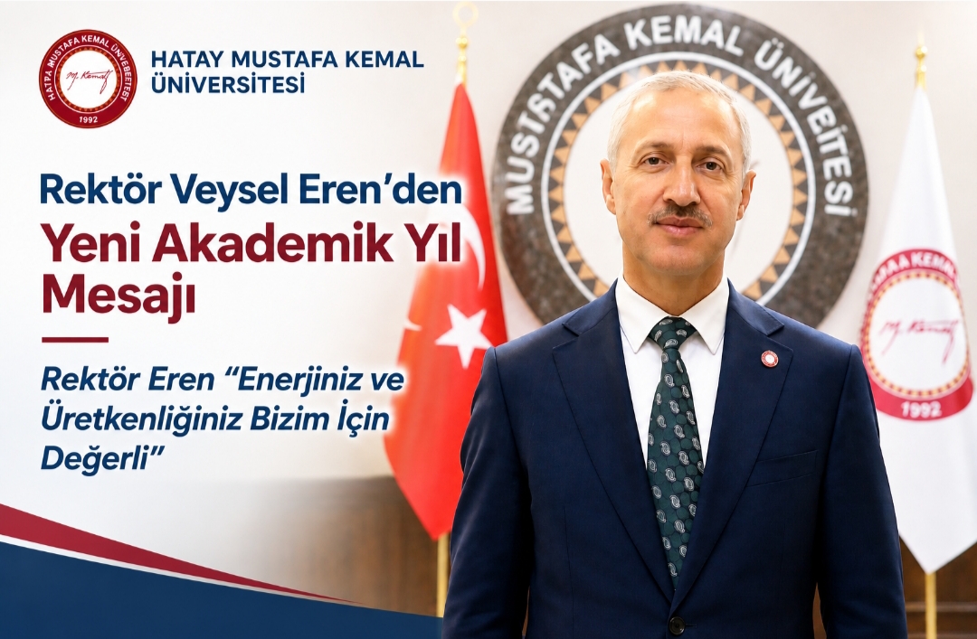 Rektör Veysel Eren’den Öğrencilere Yeni Akademik Yıl Mesajı