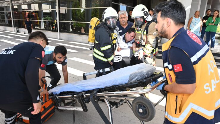 MKÜ’de Gerçeği Aratmayan Acil Durum Tatbikatı