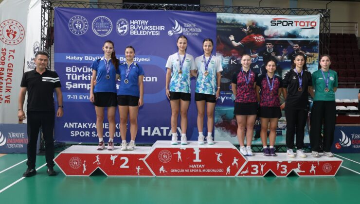 Hatay’da Türkiye Badminton Şampiyonası Sona Erdi