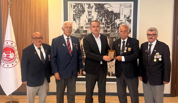 Muharip Gazilerden Kaymakam Akdaş’a Ziyaret