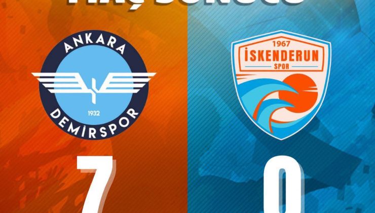 İskenderunspor’dan Ağır Yenilgi: 7-0