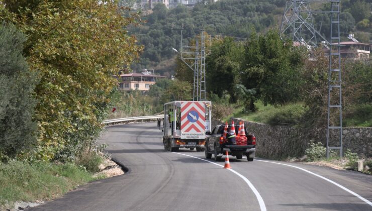4 Bin 500 Metre Yol Çizgisi Çekildi