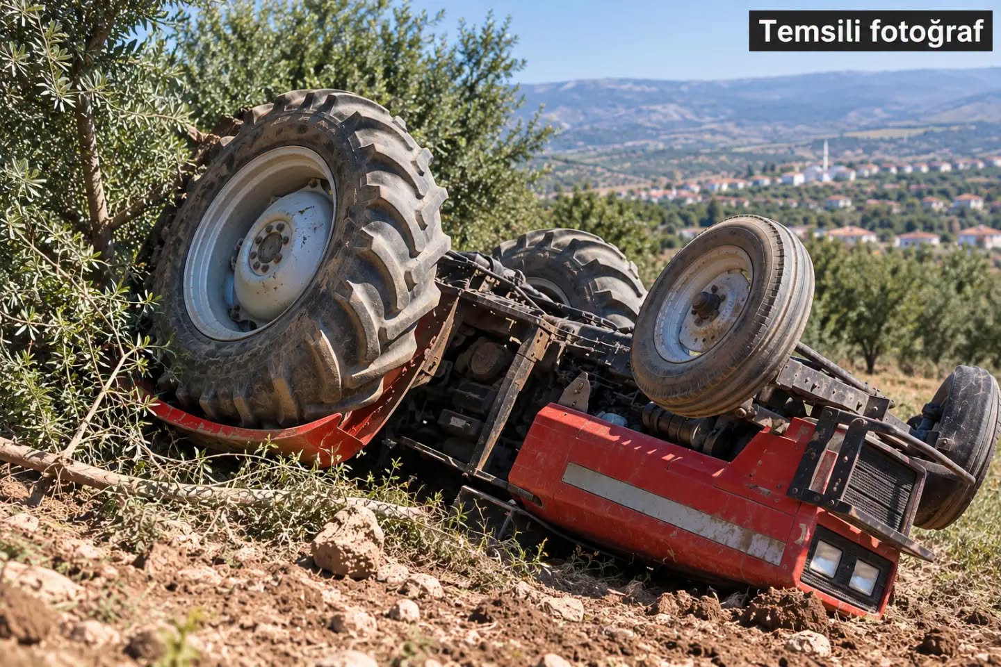 Altınözü’nde traktör devrildi: 1 kişi hayatını kaybetti