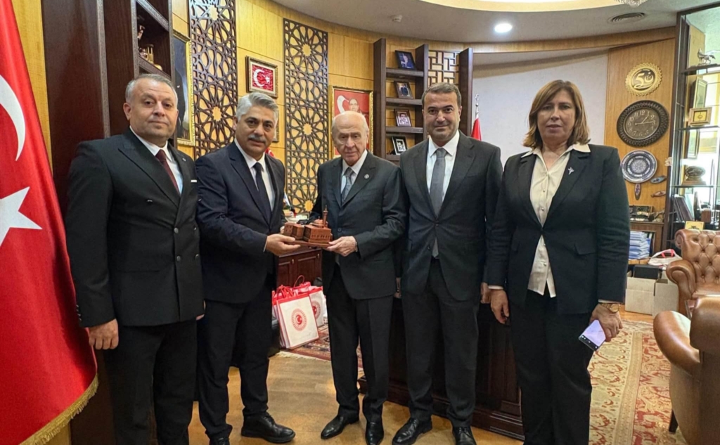 MHP Hatay İl Başkanı Taşçı ve Partililerden Devlet Bahçeli’ye Ziyaret