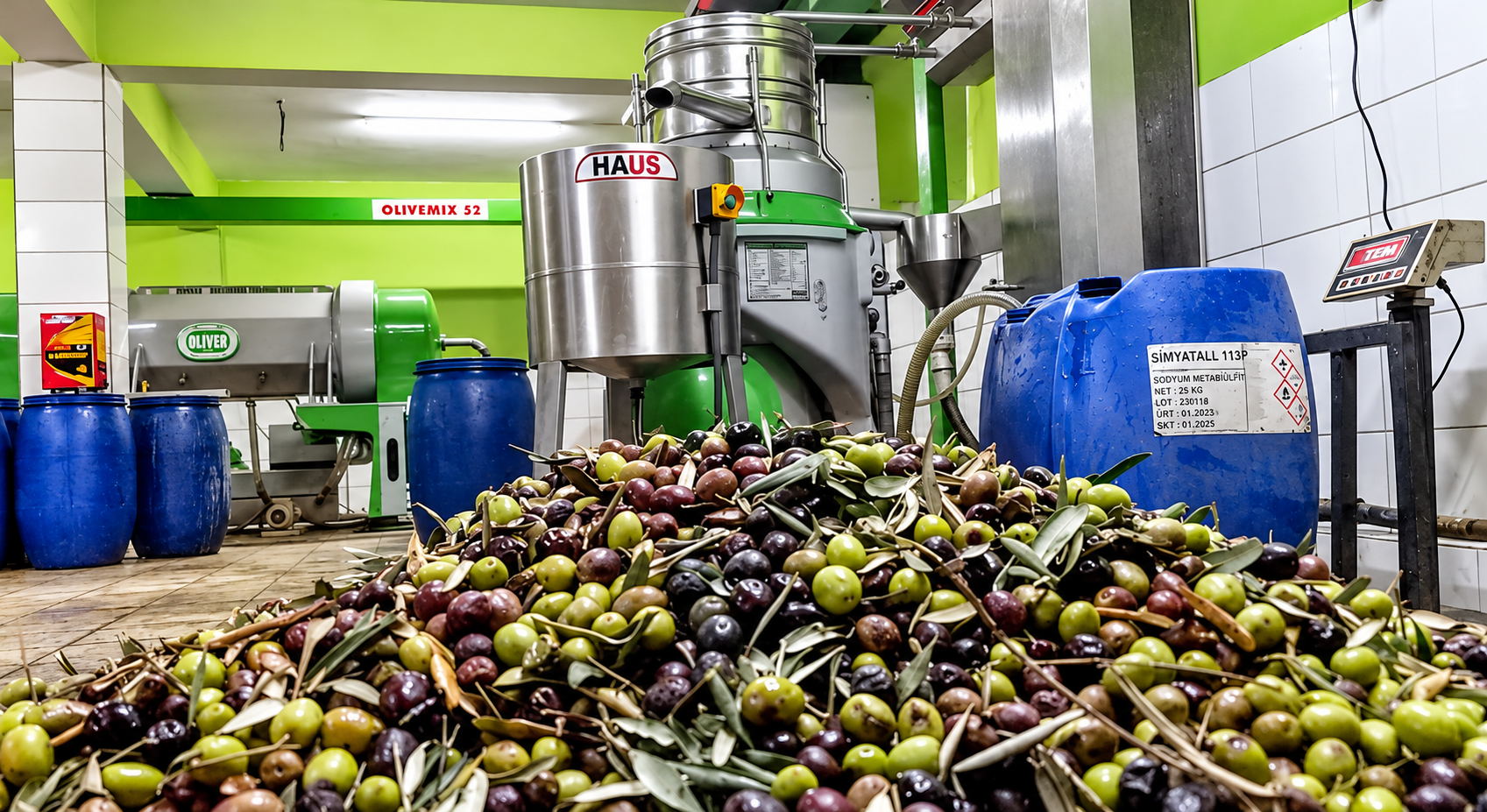 Altınözü Zeytin Fabrikalarında Bereket Mesaisi