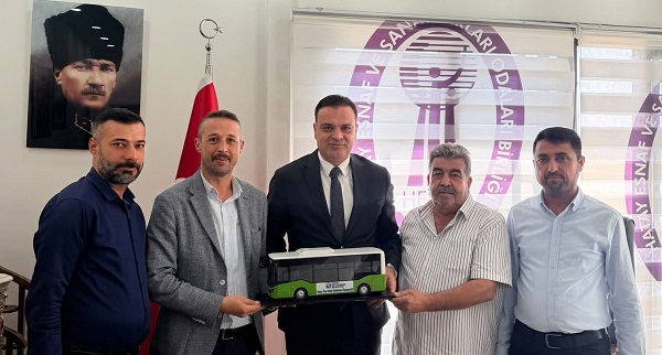 Halk Otobüsleri Kooperatifi’nden Başkan Yılmaz’a Ziyaret