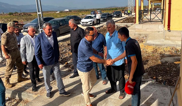 Kaymakam Cankatar Köy Evleri’ni Yerinde İnceledi