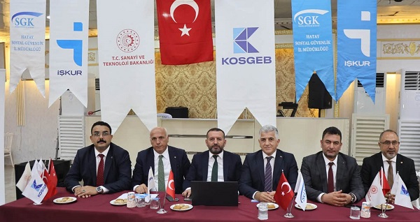 Kurum Müdürleri Kırıkhanlı İşveren ve Çalışanları Bilgilendirdi