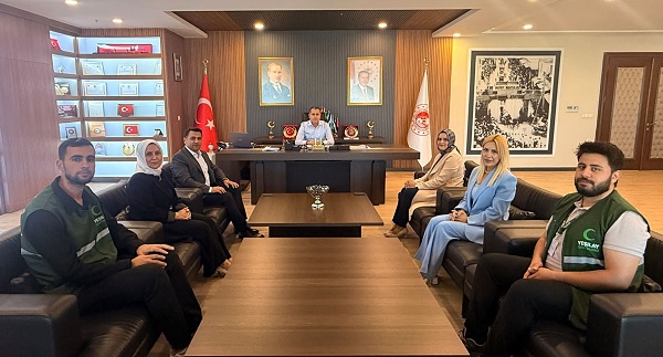 Yeşilay Hatay Şubesi’nden Kaymakam Akdaş’a Ziyaret